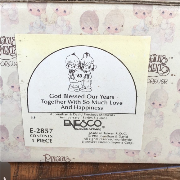 Precious Moments god blessed our years together with so much love and happiness - Picture 3 of 3